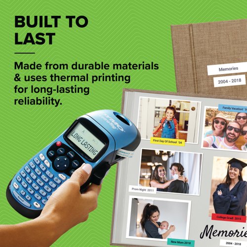 Dymo LetraTag 100H Handheld LabelMaker Black 2174576