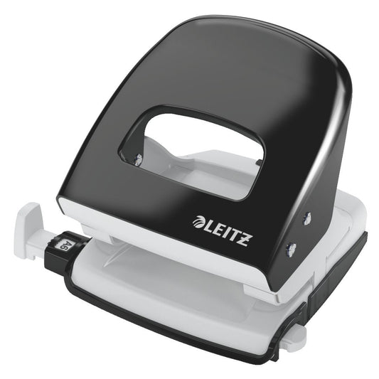 Leitz 5008 2 Hole Punch Metal 30 Sheet Black 50080095