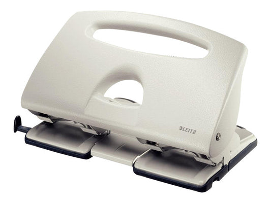 Leitz 5132 4 Hole Punch Metal 40 Sheet Grey 51320085