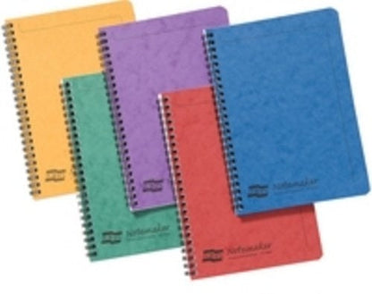 Clairefontaine Notemaker Book Sidebound Ruled 80gsm 120 Pages A5 Assorted (Pack 10)