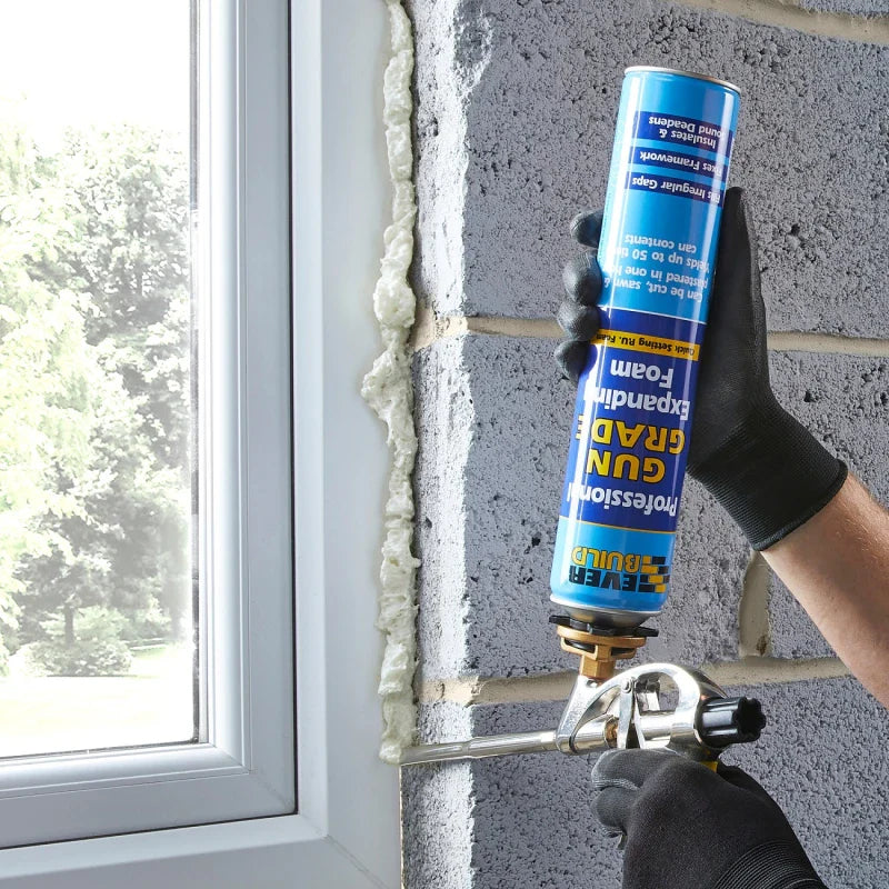 Everbuild Professional Quick Setting Expanding Foam | 1 x  750 ml