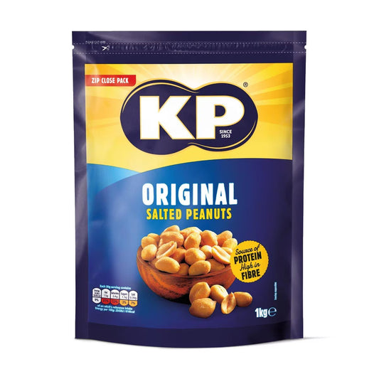 KP Salted Peanuts | Resealable Bag 1 x 1kg