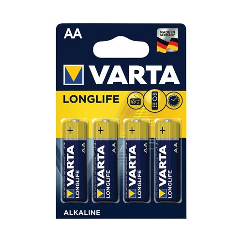 Varta Longlife AA Battery (3 Packs of 4) 04106101414