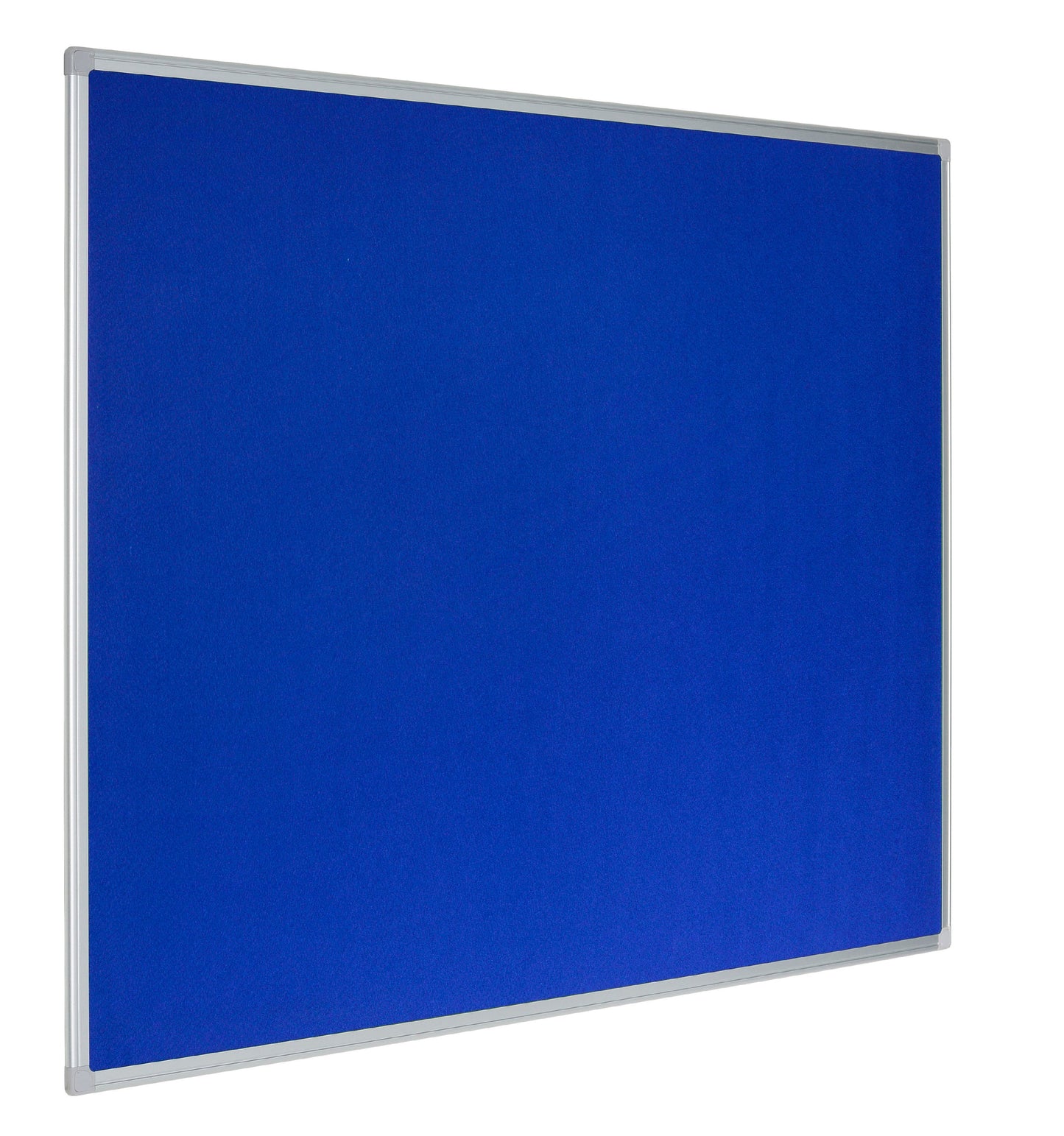 Bi-Office Earth-It Blue Felt Noticeboard Aluminium Frame 900x600mm - FA0343790