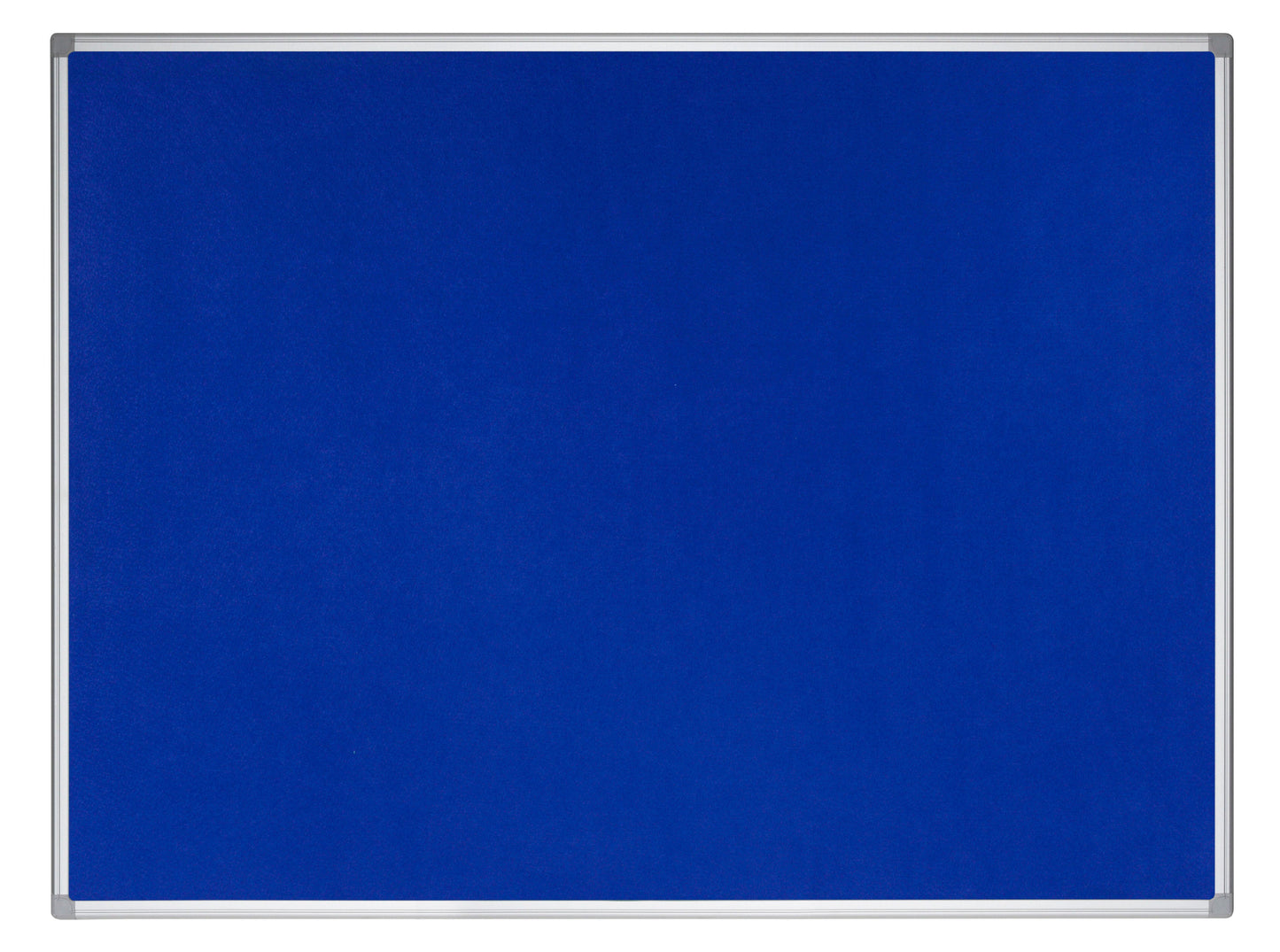 Bi-Office Earth-It Blue Felt Noticeboard Aluminium Frame 1200x900mm - FA0543790