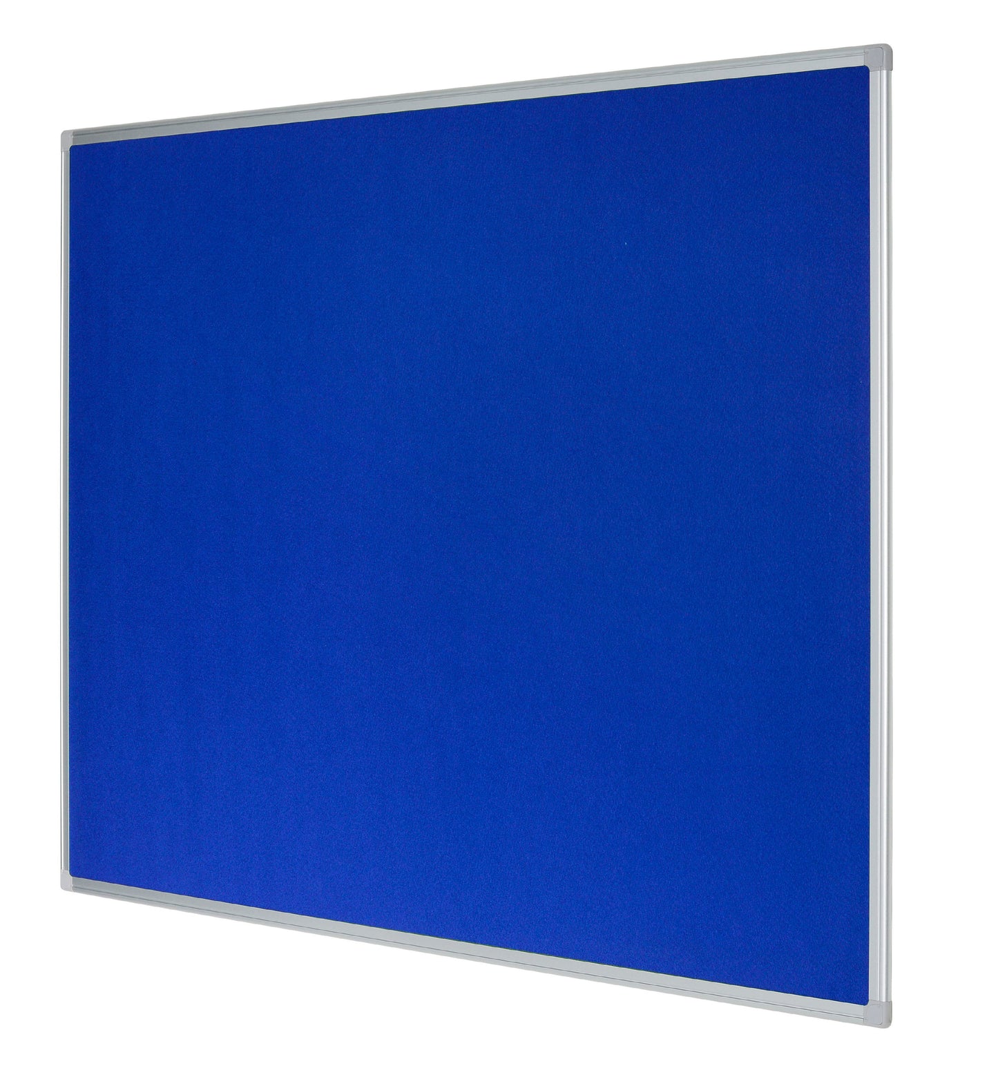 Bi-Office Earth-It Blue Felt Noticeboard Aluminium Frame 1200x900mm - FA0543790