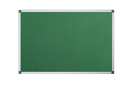 Bi-Office Maya Green Felt Noticeboard Aluminium Frame 1200x900mm - FA0544170