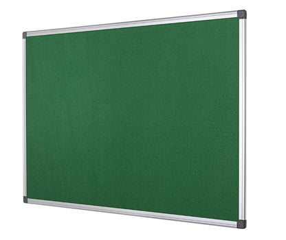 Bi-Office Maya Green Felt Noticeboard Aluminium Frame 2400x1200mm - FA2144170