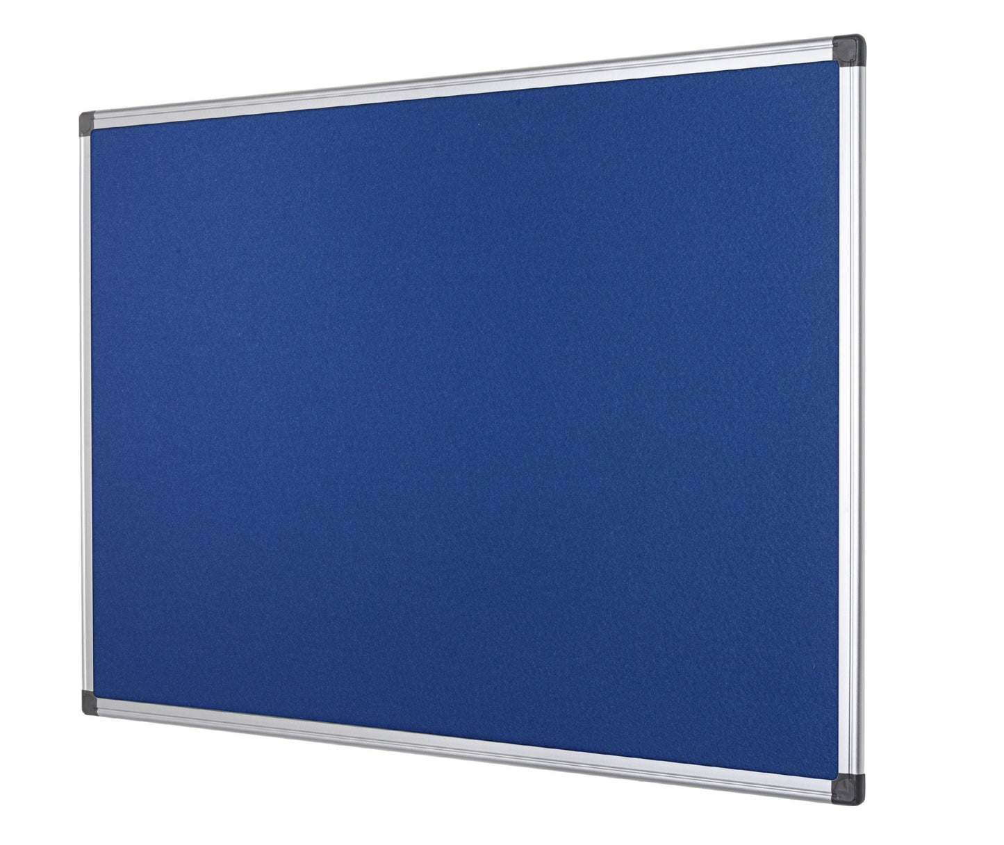 Bi-Office Maya Blue Felt Noticeboard Aluminium Frame 1800x1200mm - FA2743170