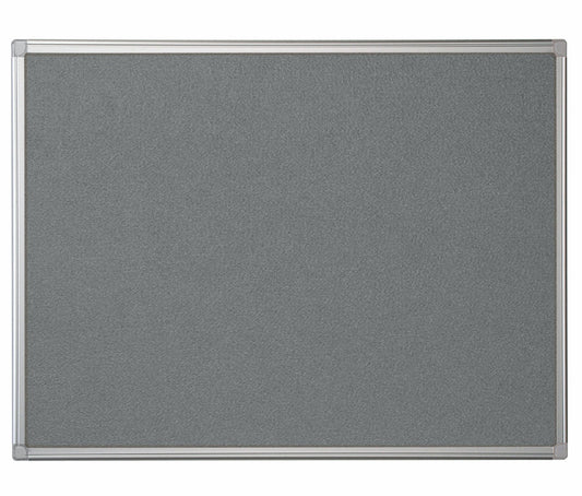 Bi-Office Maya Grey Felt Noticeboard Aluminium Frame 1200x1200mm - FA3842170