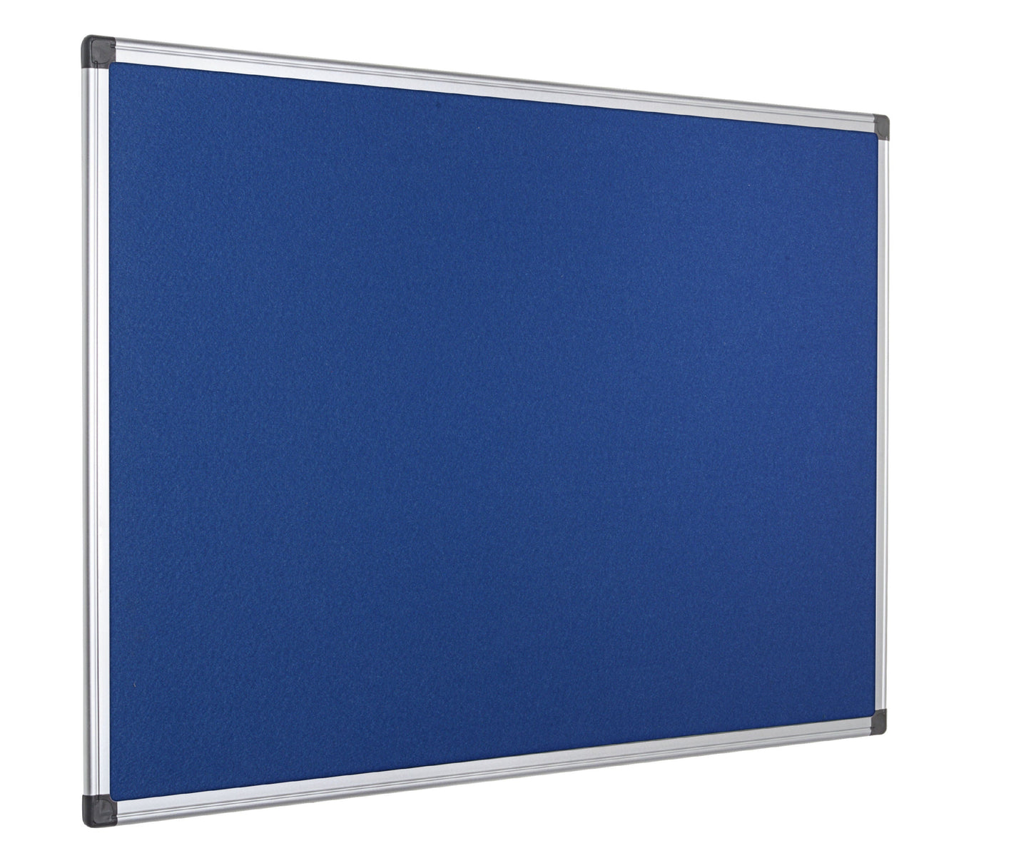 Bi-Office Maya Blue Felt Noticeboard Aluminium Frame 1200x1200mm - FA3843170