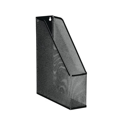 5 Star Mesh Magazine Rack Scratch Resistant with Non-Marking Rubber Pads A4+ Black 287934