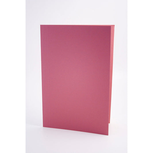 Guildhall Square Cut Folders Manilla Foolscap 315gsm Pink (Pack 100) - FS315-PNKZ