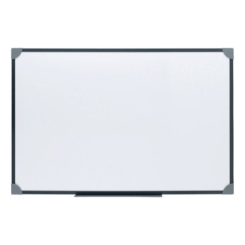 5 Star Magnetic Drywipe Board Steel Trim with Fixing Kit and Detachable Pen Tray 900x600mm 424119