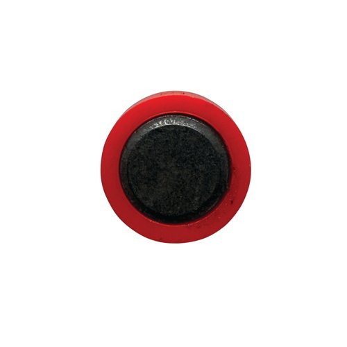 5 Star Round Plastic Covered Magnets 20mm Assorted (Pack of 10) 464033
