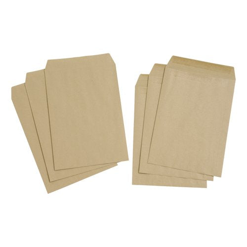 5 Star C4 Pocket Envelope Self Seal 90gsm Plain Manilla (Pack of 250) 638523