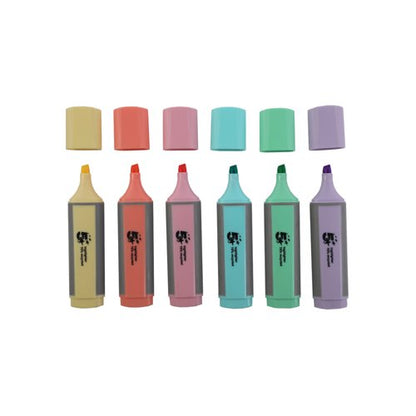5 Star Highlighter Set Recycled Content Pastel Assorted (Pack of 10) FS667996