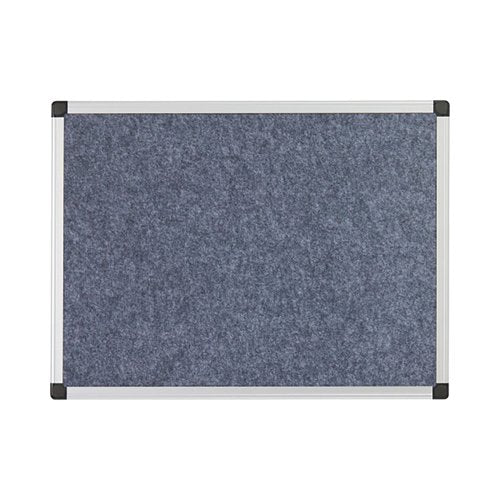 5 Star Fire Retardant Noticeboard 1800x1200mm Grey FS669104
