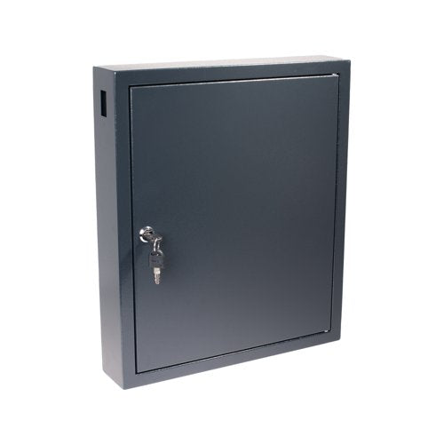 5 Star Deluxe Steel Key Cabinet 80 Key Capacity Dark Grey FS675115