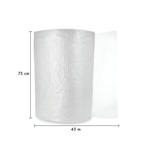 5 Star Bubble Wrap Roll Large Bubble 750mmx45m Clear FS678771