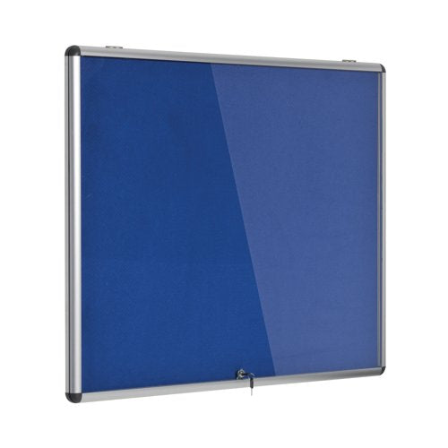 5 Star Glazed Fire Retardant Noticeboard 8x A4 Sheets Blue FS679333