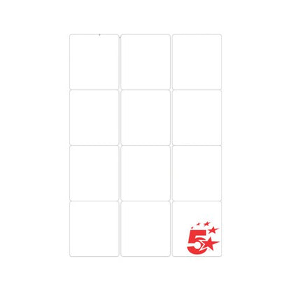 5 Star A4 Address and Parcel Labels 63.5x72mm Pack of 1200 FS679603