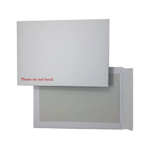 5 Star C4 Board Backed Pocket Envelope Peel and Seal 120gsm White (Pack of 125) 943335