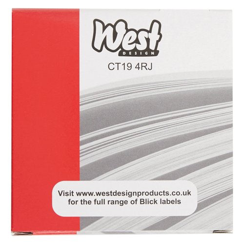 Blick Labels in Dispensers Round 19mm Yellow (Pack of 1280) RS012252