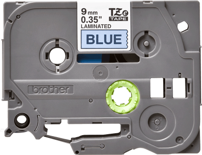 Brother Black On Blue Label Tape 9mm x 8m - TZE521