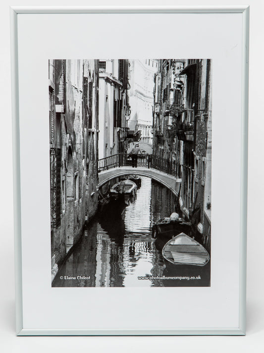 Photo Album Co Certificate/Photo Frame A4 Aluminium Frame Plastic Front Silver - PAAFA4B