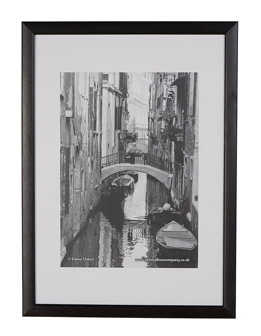 Photo Album Co Poster/Photo Frame A3 Wood Frame Plastic Front Black - PAWFA3B-BLK