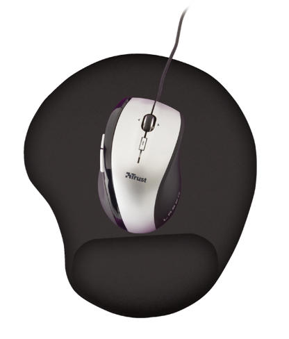 Trust Bigfoot Gel Mouse Pad Black