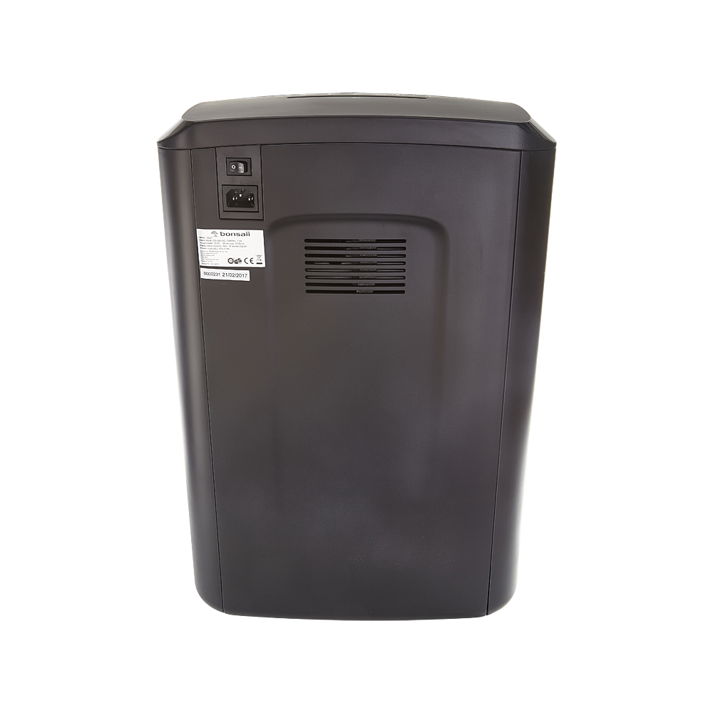 Bonsaii 3S23 Cross Cut Shredder 23 Litre 14 Sheet Black - 50020