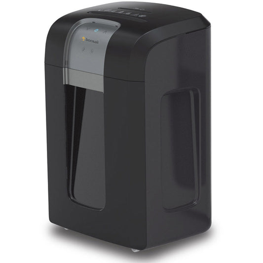 Bonsaii 3S16 Cross Cut Shredder 16 Litre 12 Sheet Black - 50010