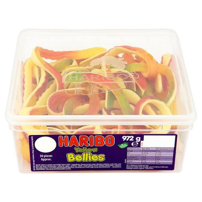 Haribo Yellow Bellies Sweets Tub 24's | 3 Pack Bundle
