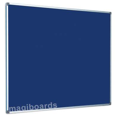 Magiboards Slim Frame Blue Felt Noticeboard Aluminium Frame 1800x1200mm - NFBAB7BLU