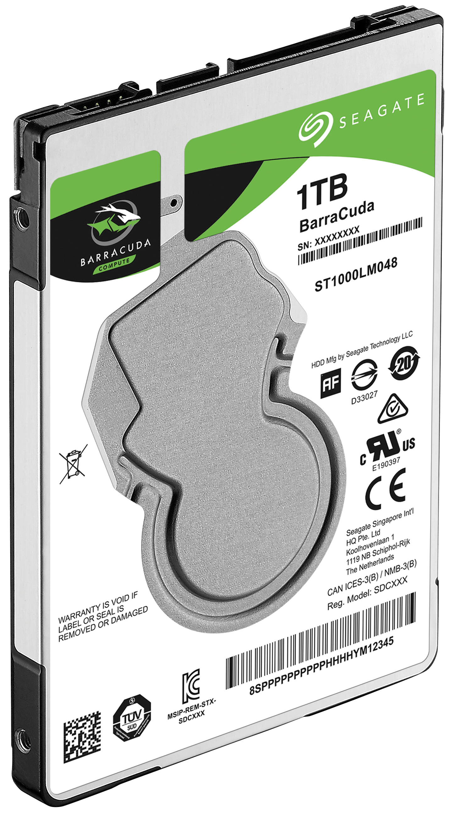 Seagate 1TB Internal BarraCuda SATA 2.5 HDD