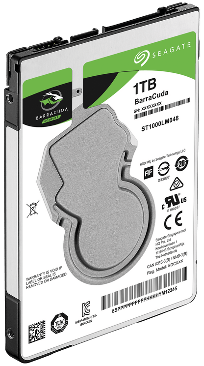 Seagate 1TB Internal BarraCuda SATA 2.5 HDD