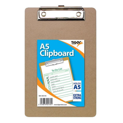 Tiger A5 Masonite Clipboard