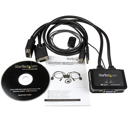 StarTech.com 2 Port USB VGA KVM Switch
