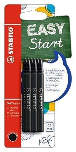 STABILO EASYoriginal RefillsBlack (Pack 6) - B-47709-10