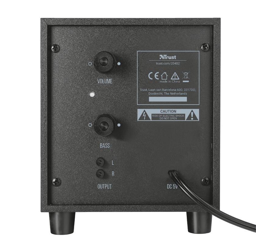 Trust Avora 2.1 Channels USB Subwoofer Speaker Set