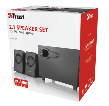 Trust Avora 2.1 Channels USB Subwoofer Speaker Set