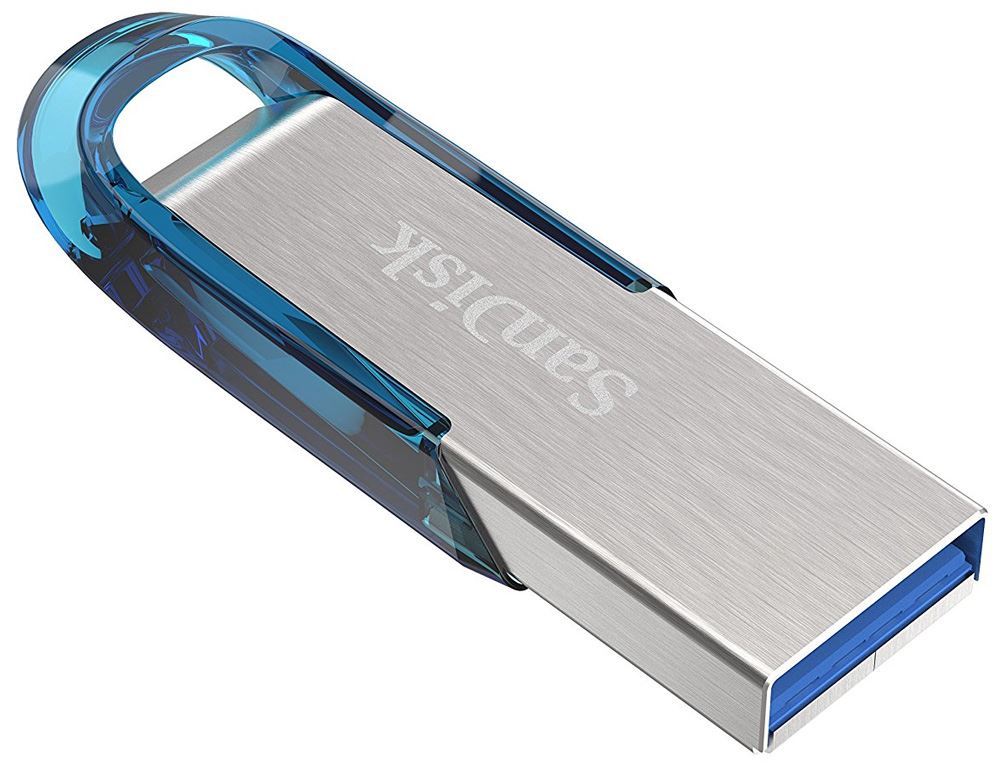 128GB Ultra Flair USB3 Blue Flash Drive