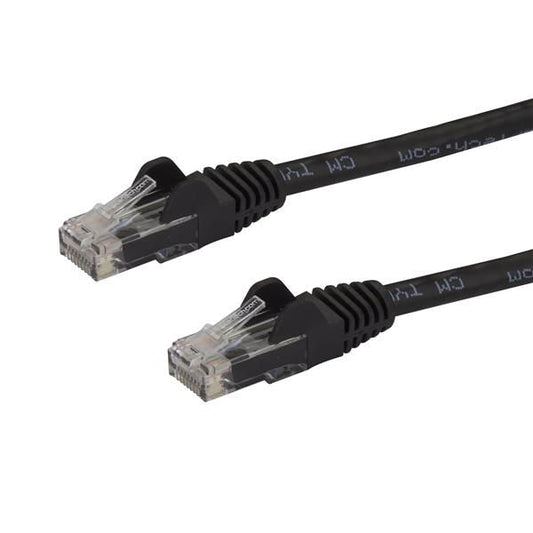 StarTech.com 0.5m Black GB Snagless RJ45 UTP Cat6