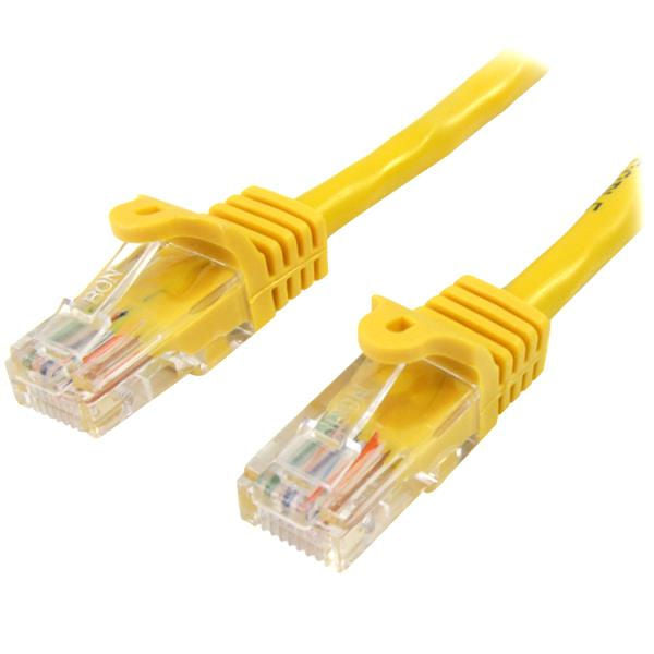 StarTech.com 7m Yellow Snagless Cat5e Patch Cable