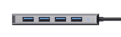 Trust Halyx Aluminium 4 Port USB 3.2 Hub Grey