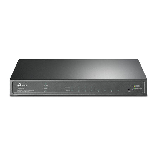 TP Link JetStream 8 Port Gigabit Smart Switch with 4 PoE Plus Ports