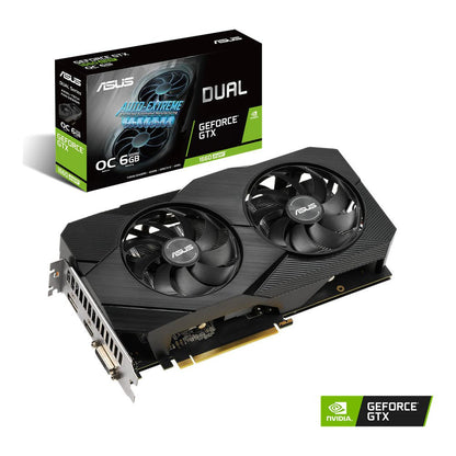 ASUS Dual NVIDIA GeForce GTX1660 Super Evo 6GB OC GDDR6 Graphics Card