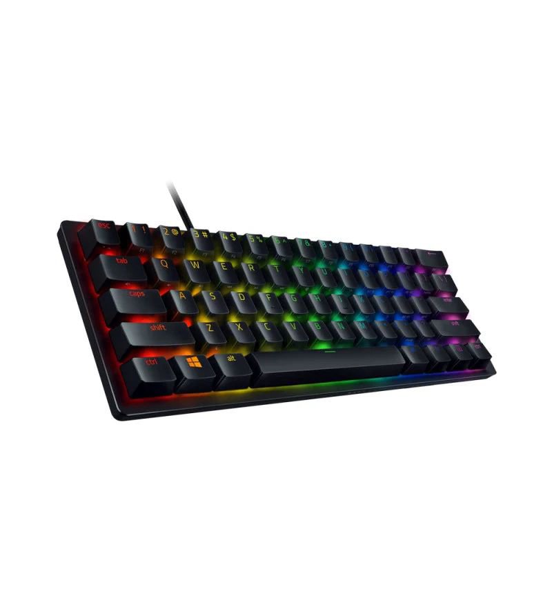 Razer Huntsman Mini Clicky Optical Purple Switch UK Layout USB Gaming Keyboard